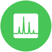 Icons on circles_Green - remote monitoring